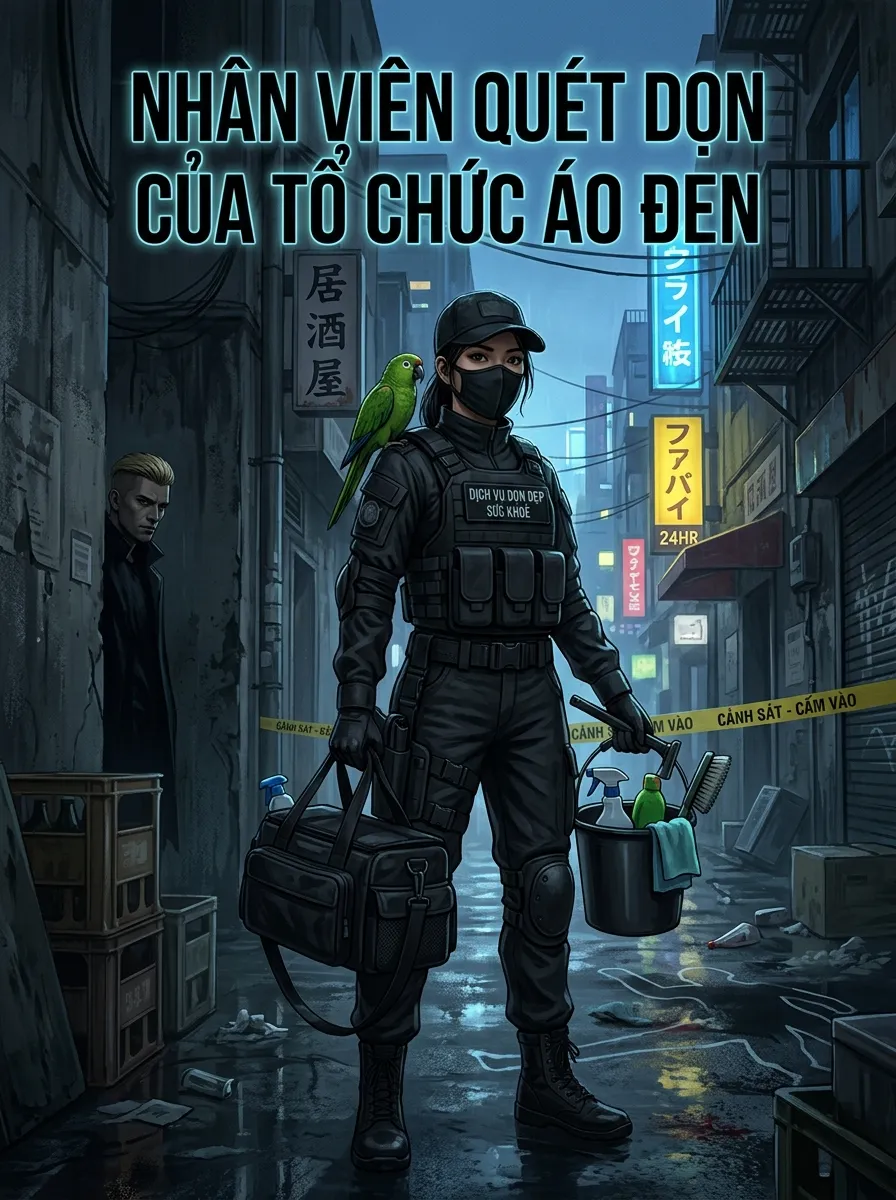 Nhân Viên Quét Dọn Của Tổ Chức Áo Đen