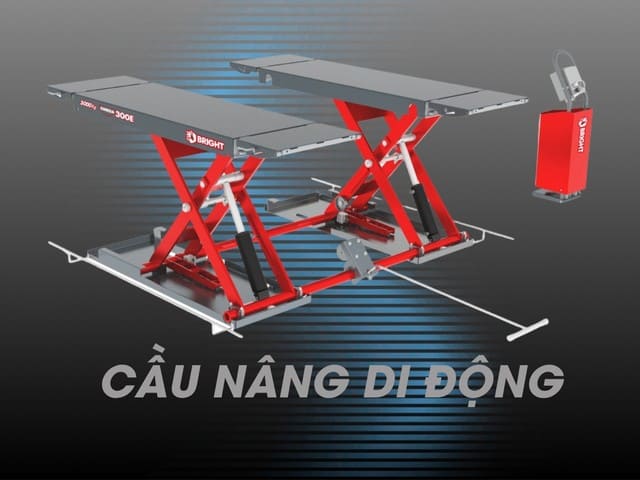 cầu nâng cắt kéo di động