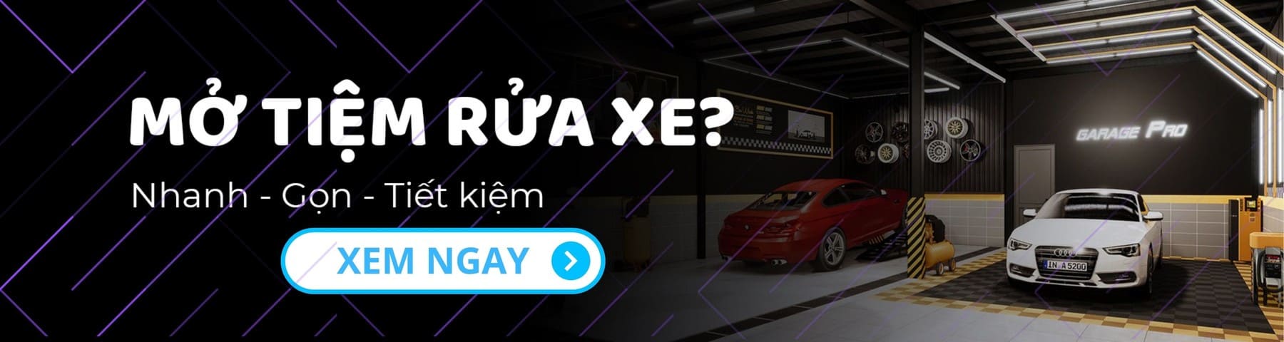 mở tiệm rửa xe ô tô