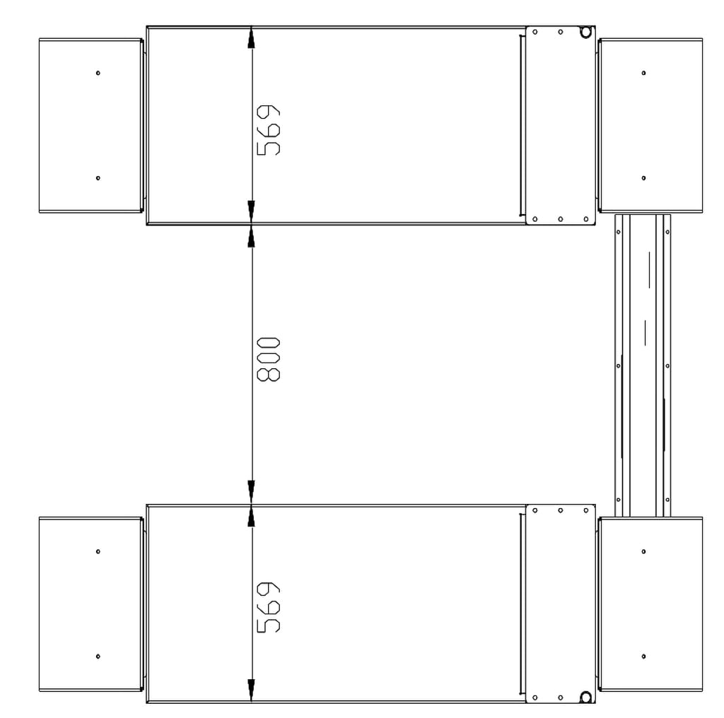 cầu nâng xe hơi cắt kéo kéo lắp nổi 3 tấn itano std-7230b