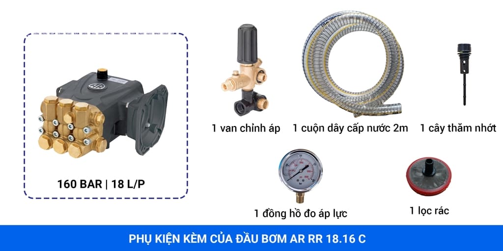 đầu bơm cao áp annovi reverberi ar rr18.16c