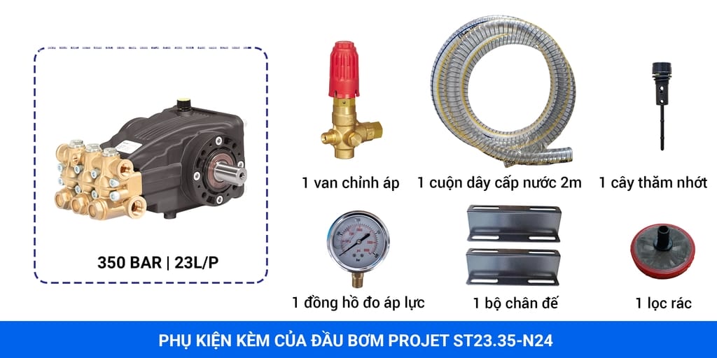 đầu bơm áp lực cao projet st2335-n24