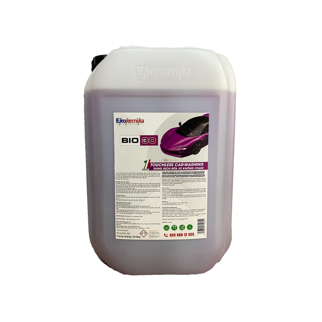 dung dịch rửa xe không chạm ekokemika bio30 can 22l