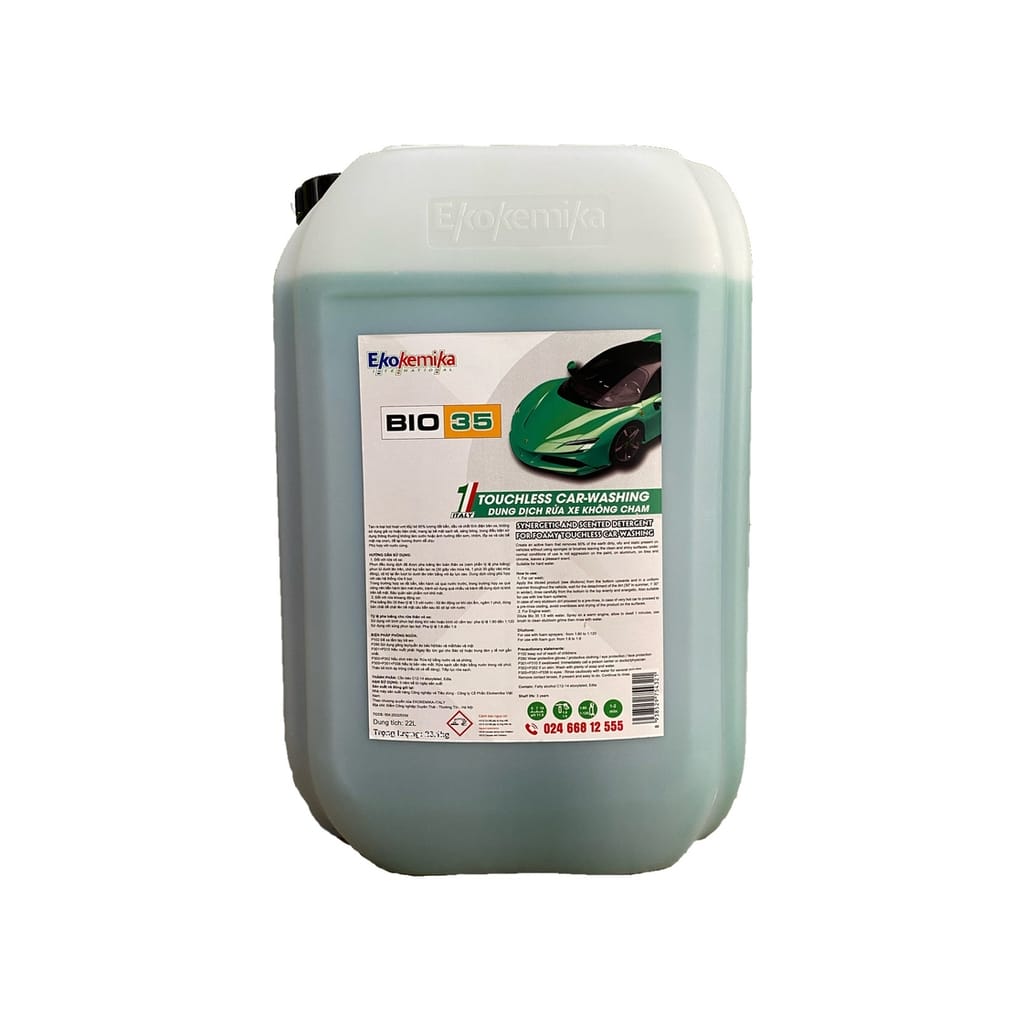 dung dịch rửa xe không chạm ekokemika bio35 can 22l