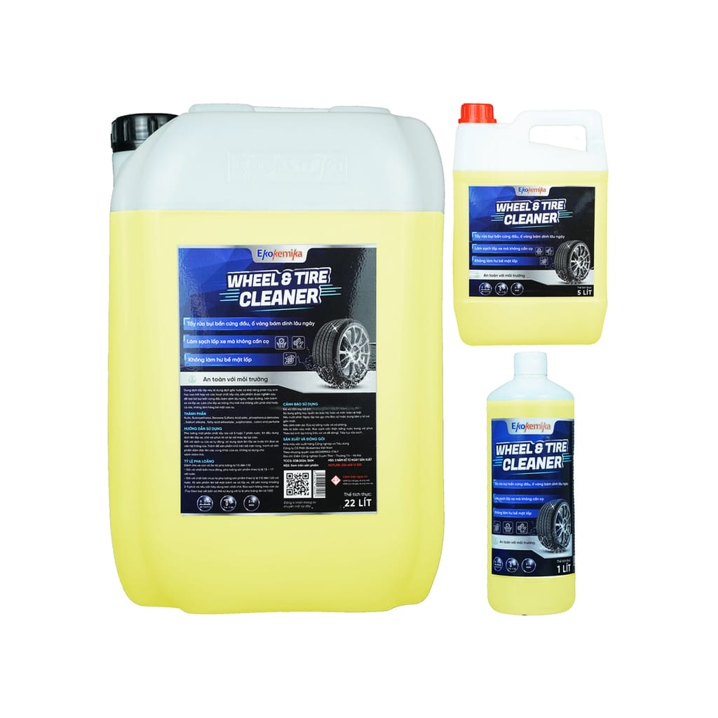 dung dịch tẩy lốp và lazang không chạm ekokemika wheel tire cleaner