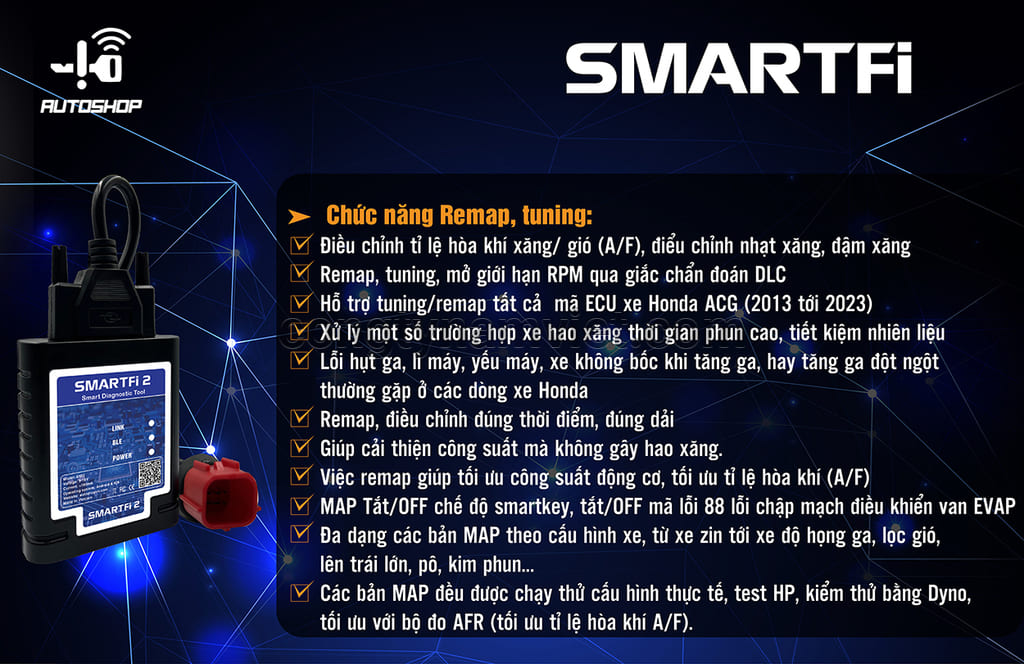 máy đọc lỗi xe ga