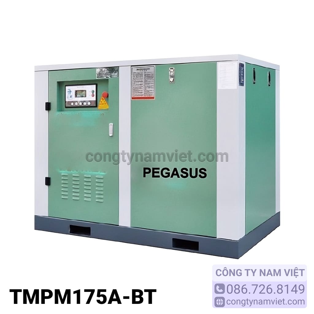 máy nén khí trục vít pegasus có biến tần tmpm175a-bt