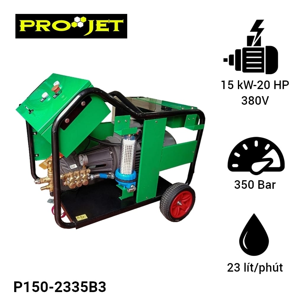 máy phun nước áp lực cao công nghiệp projet p150-2335b3