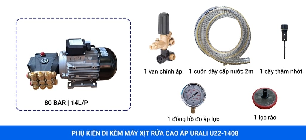 máy rửa xe công suất lớn ar urali u22-1408