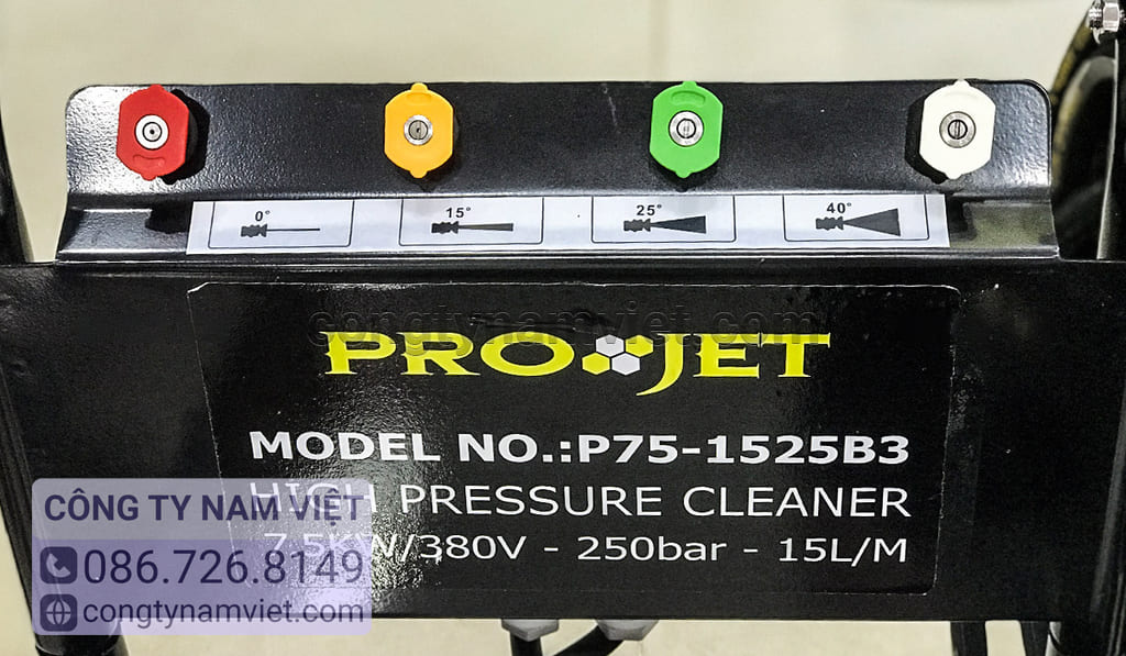 máy rửa xe cao áp tốt nhất projet p75-1525b3