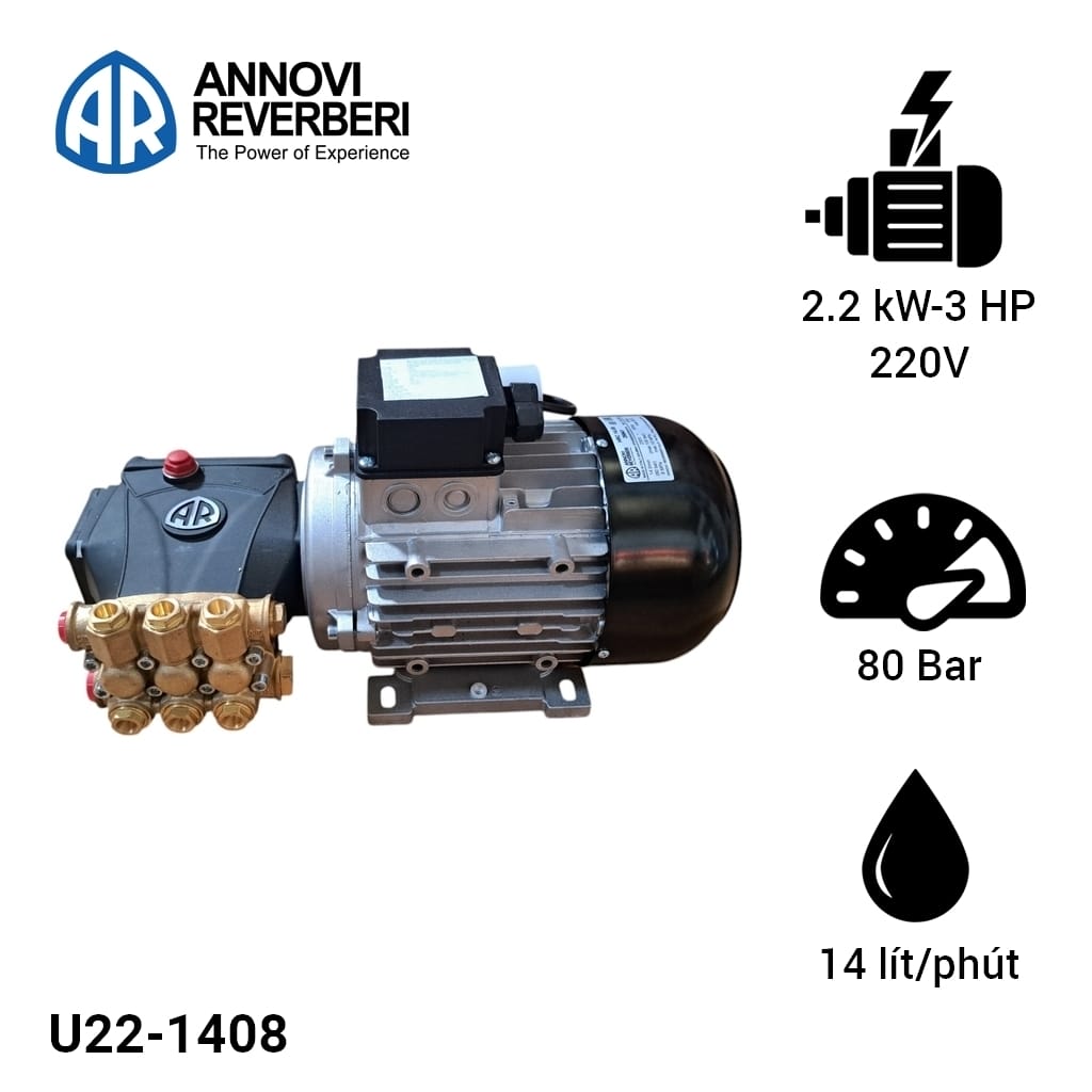 máy rửa xe cao áp ar urali u22-1408