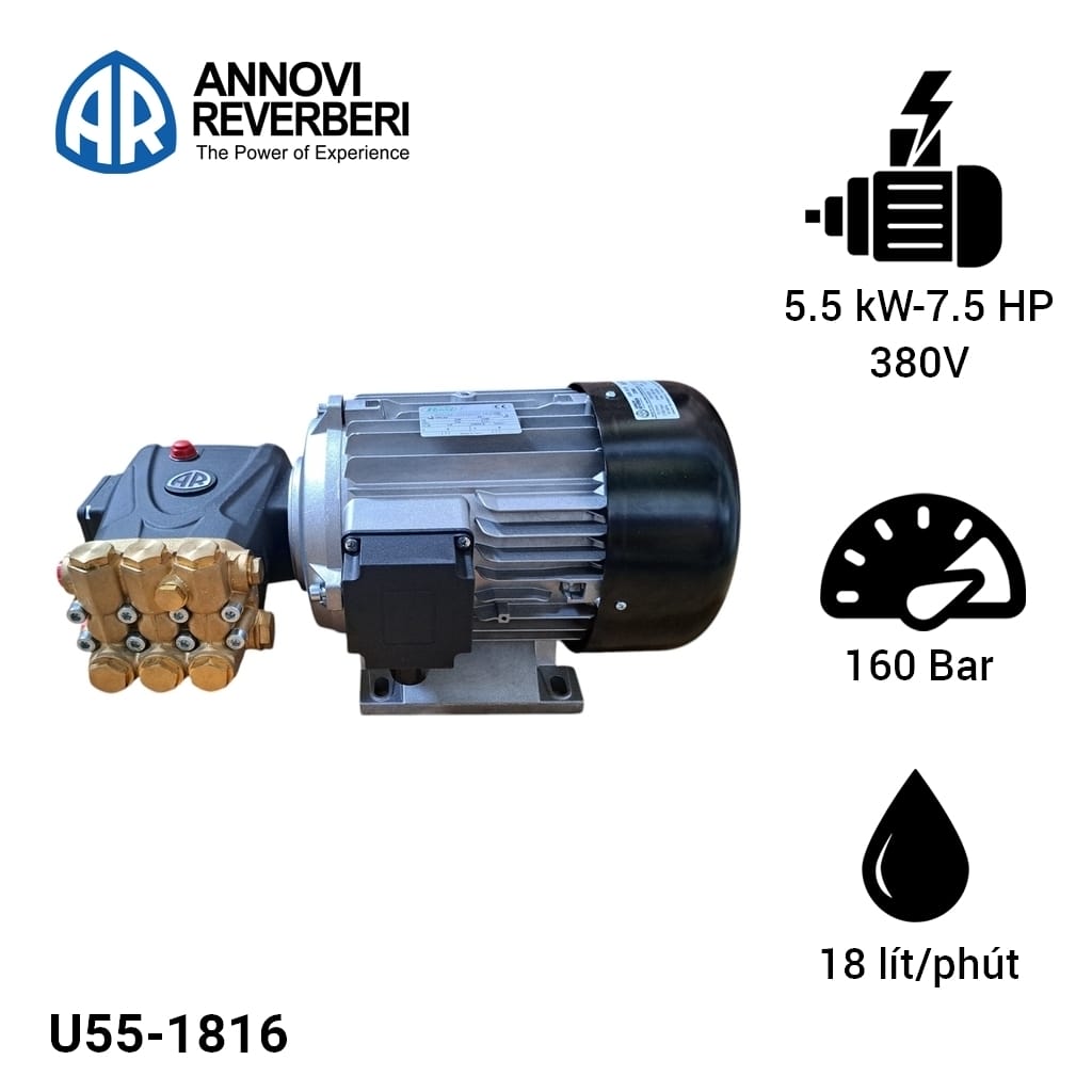 máy rửa xe công suất lớn ar urali u55-1816