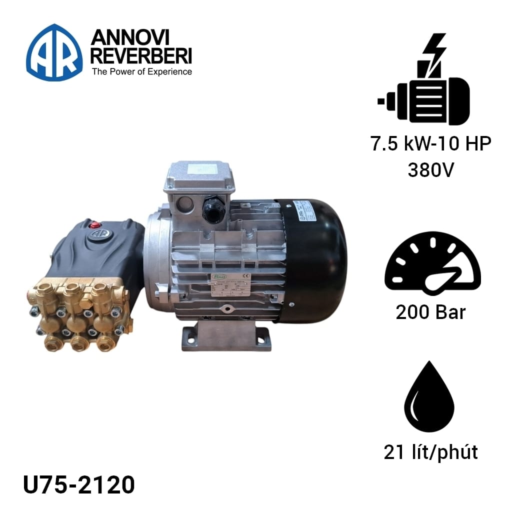 máy rửa xe công nghiệp urali u75-2120