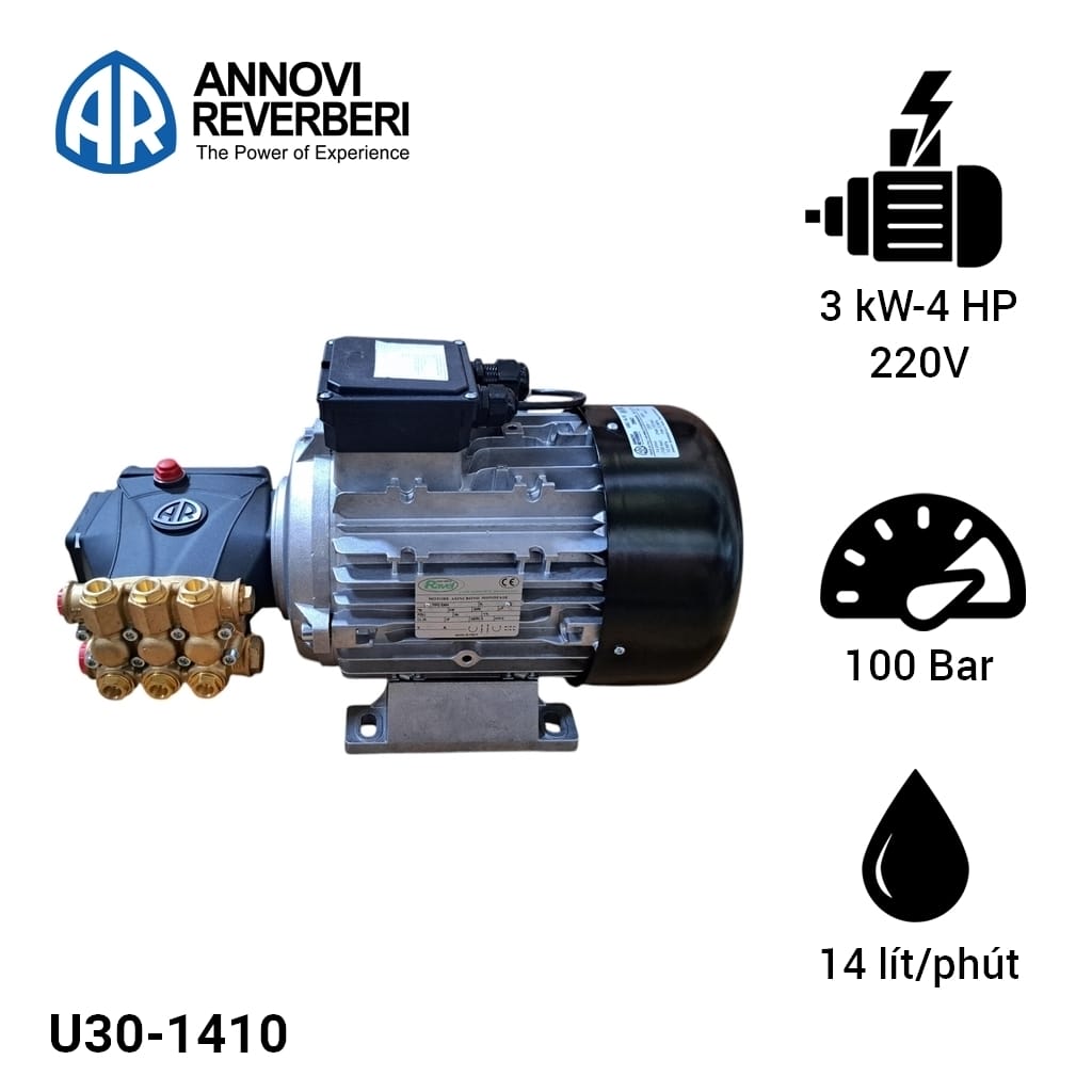 máy rửa xe ô tô cao áp ar urali u30-1410