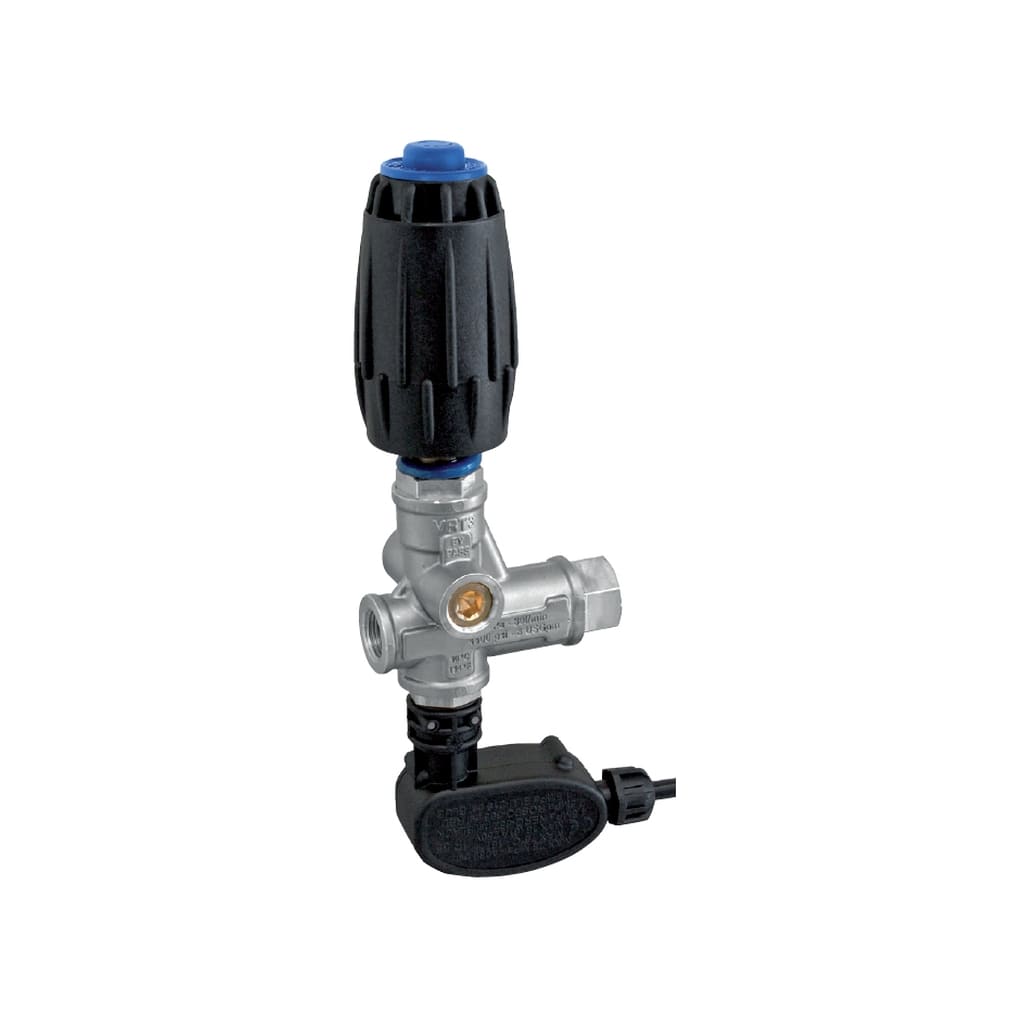 Van chỉnh áp, van điều chỉnh áp suất đầu bơm cao áp niken có rơ le điện TECOMEC VRT3, 40 L/p, 250 bar, Italy