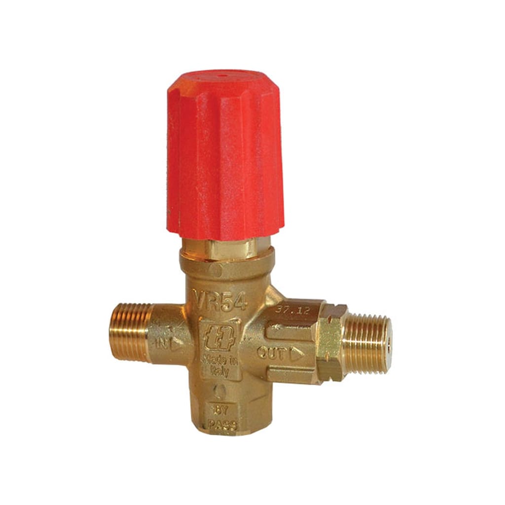 Van chỉnh áp, van điều chỉnh áp suất đầu bơm cao áp TECOMEC VR54, 30 L/p, 200 bar, Italy