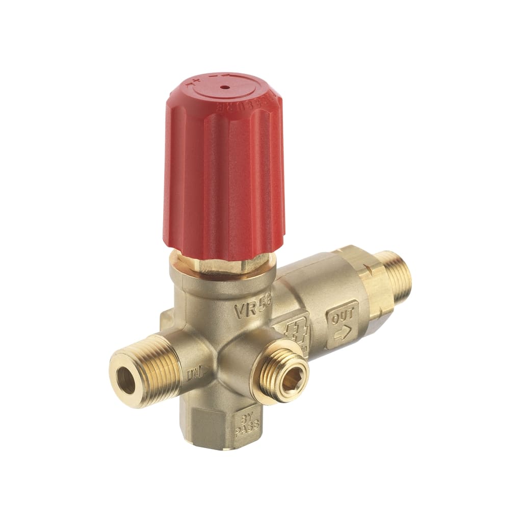 Van chỉnh áp, van điều chỉnh áp suất đầu bơm cao áp TECOMEC VR56, 30 L/p, 250 bar, Italy